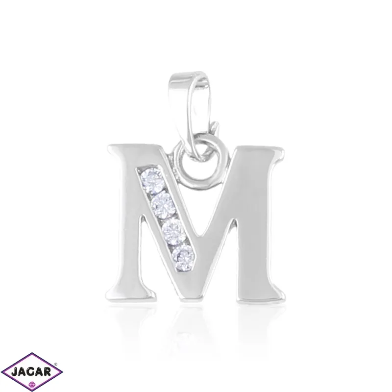Przywieszka Xuping - litera M - PRZ1491 Przywieszka Xuping - litera M - PRZ1491
