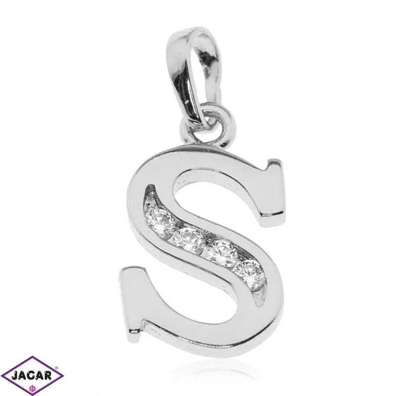 Przywieszka Xuping - litera S - PRZ1496 Przywieszka Xuping - litera S - PRZ1496