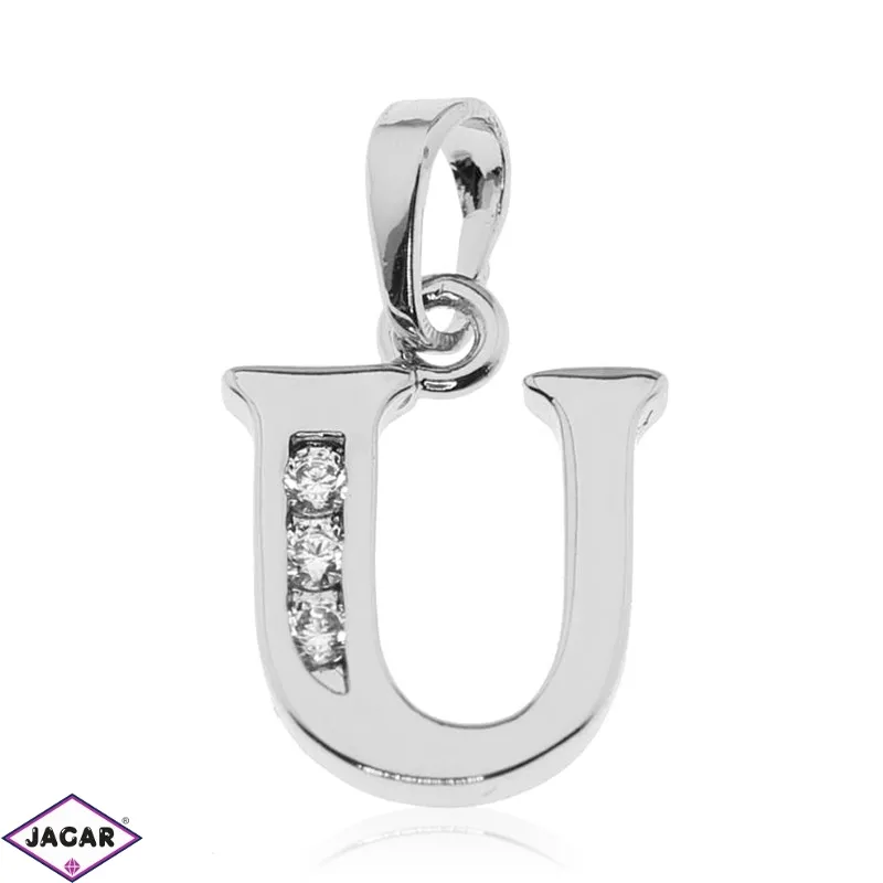 Przywieszka Xuping - litera U - PRZ1498 Przywieszka Xuping - litera U - PRZ1498