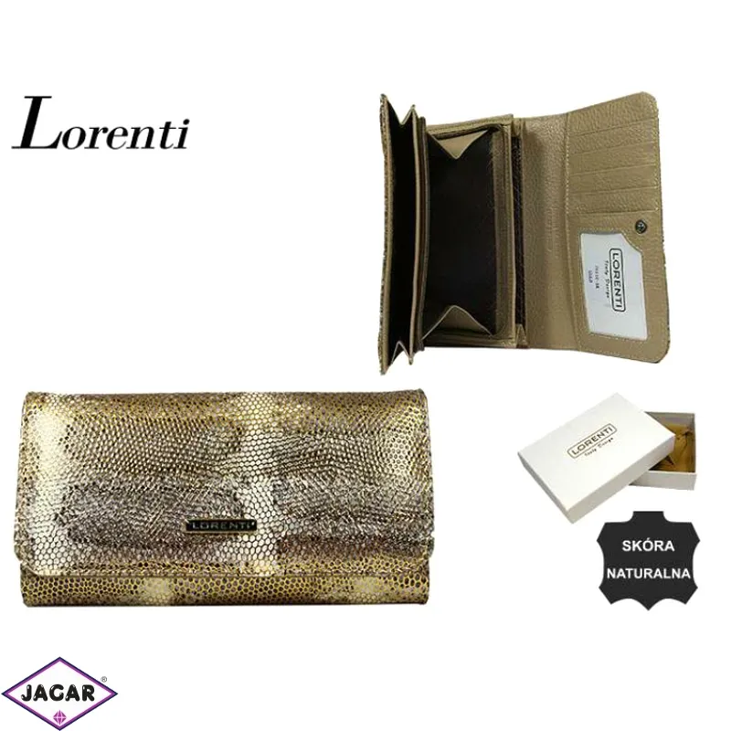 Portfel damski - 76110-SK GOLD - 18x10cm - P562 Portfel damski - 76110-SK GOLD - 18x10cm - P562
