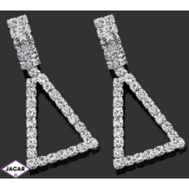 Kolczyki ślubne - kryształy - 5cm SK126