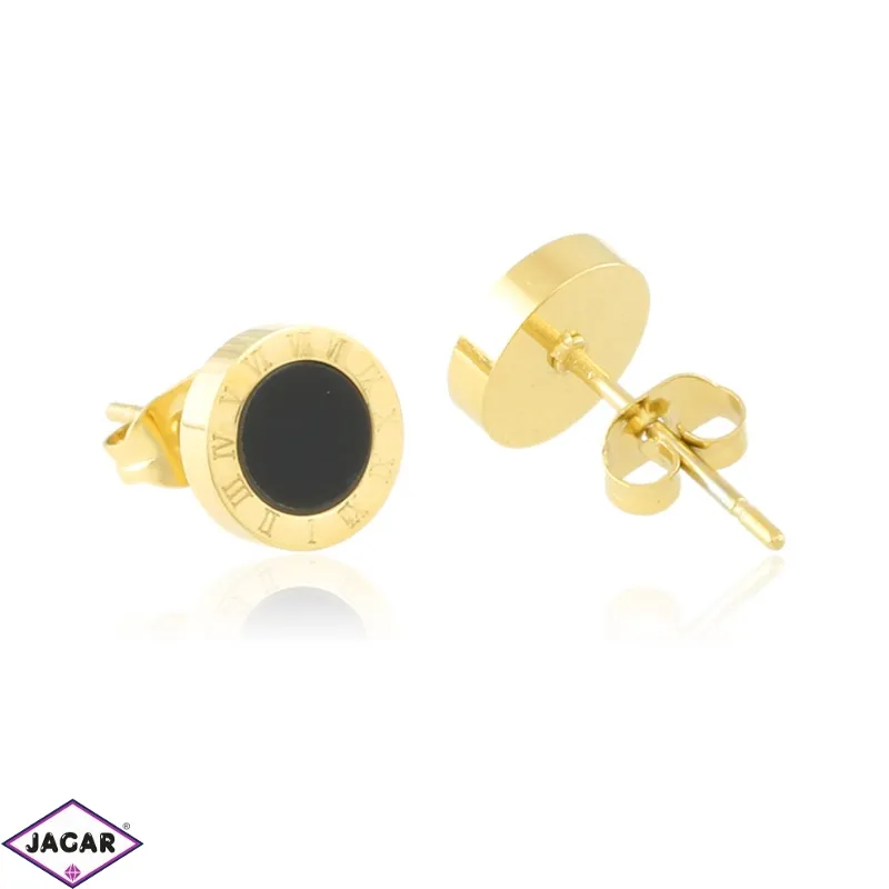Kolczyki stalowe tarcze 0,8cm Aisadi EAP33997