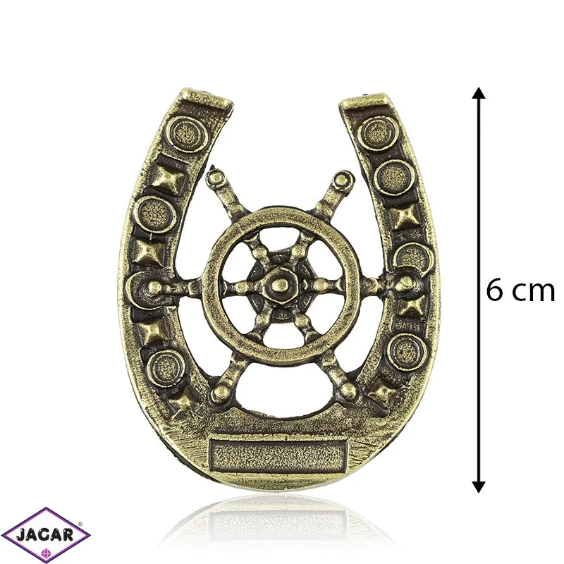 Magnes metalowy - Ster w podkowie 6cm - MM68 Magnes metalowy - Ster w podkowie 6cm - MM68