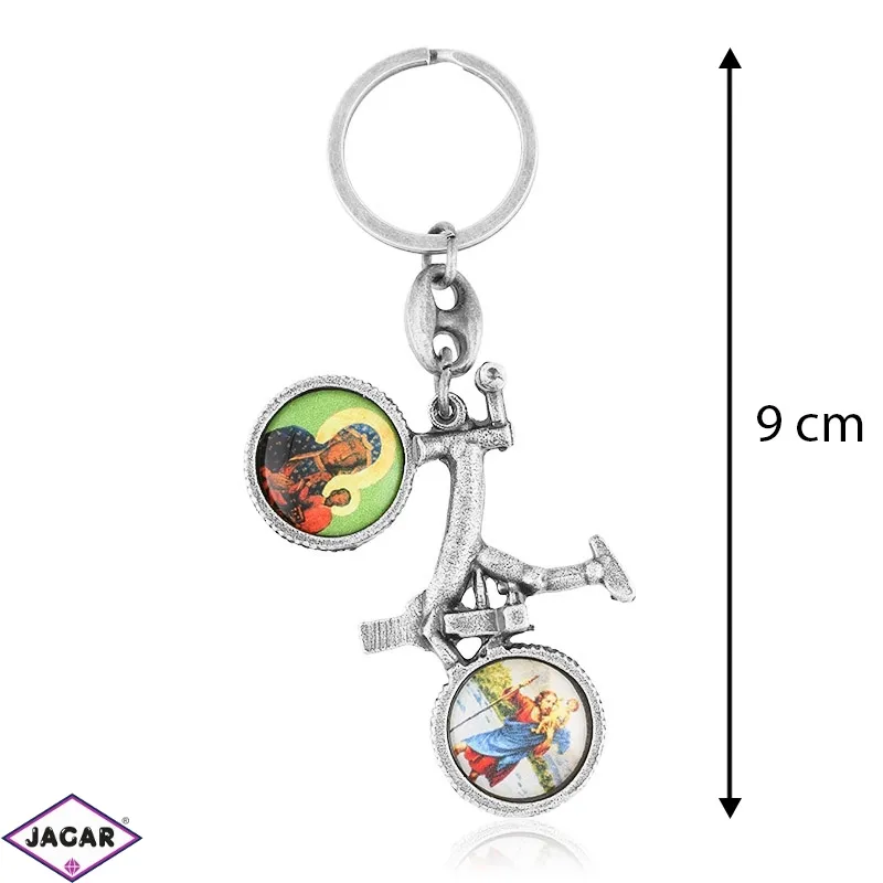 Brelok metalowy - Rower - 9cm - BM151