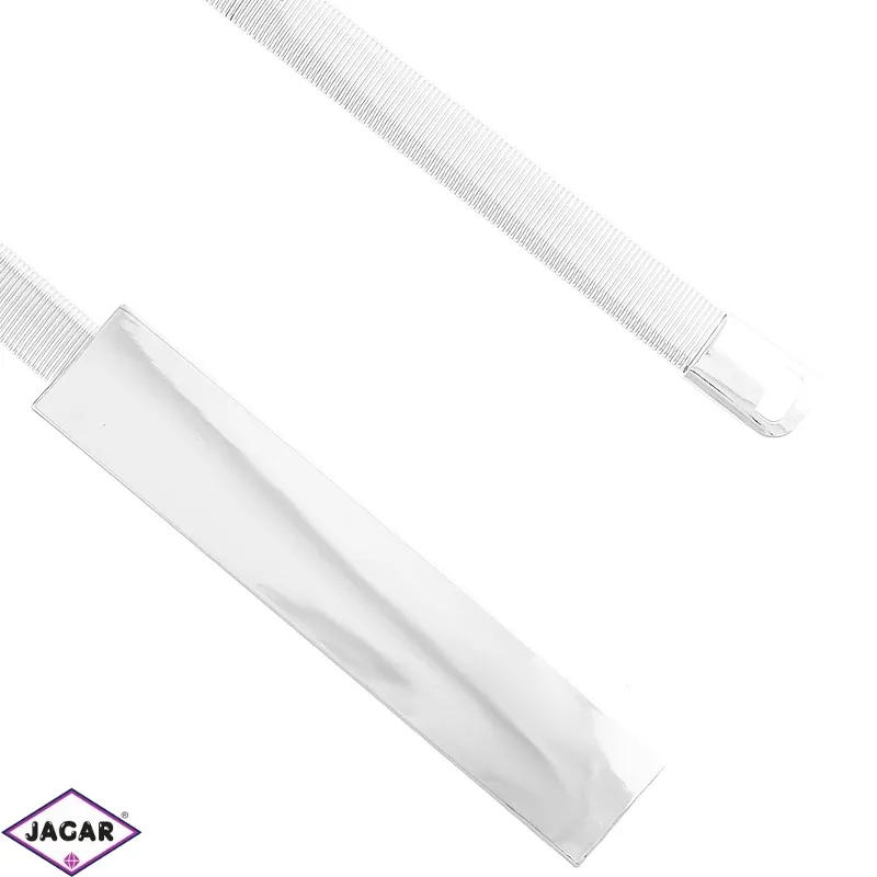 Pasek damski sprężynka srebrny BL523 Pasek damski sprężynka srebrny BL523