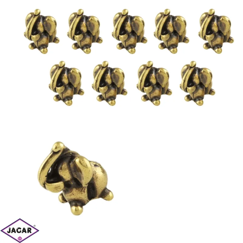 Figurki metalowe SŁOŃ  2cm 10szt/op FR362