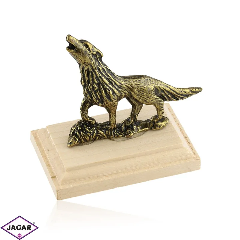 Figurka metalowa WILK na podstawce FR363 Figurka metalowa WILK na podstawce FR363