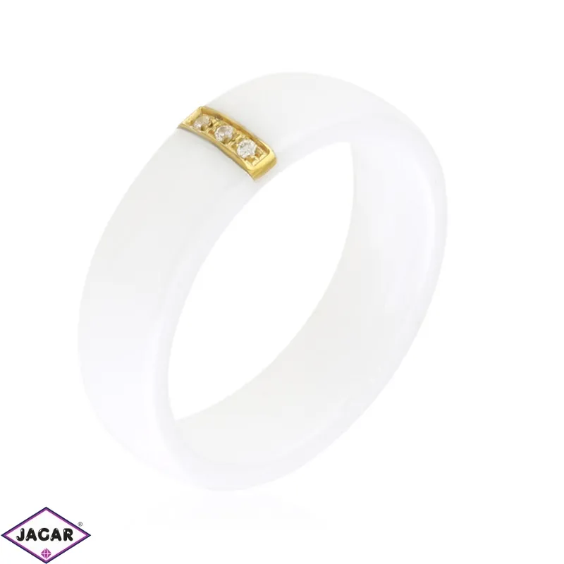 Obrączka ceramiczna z kryształkami Xuping PP5922 Obrączka ceramiczna z kryształkami Xuping PP5922