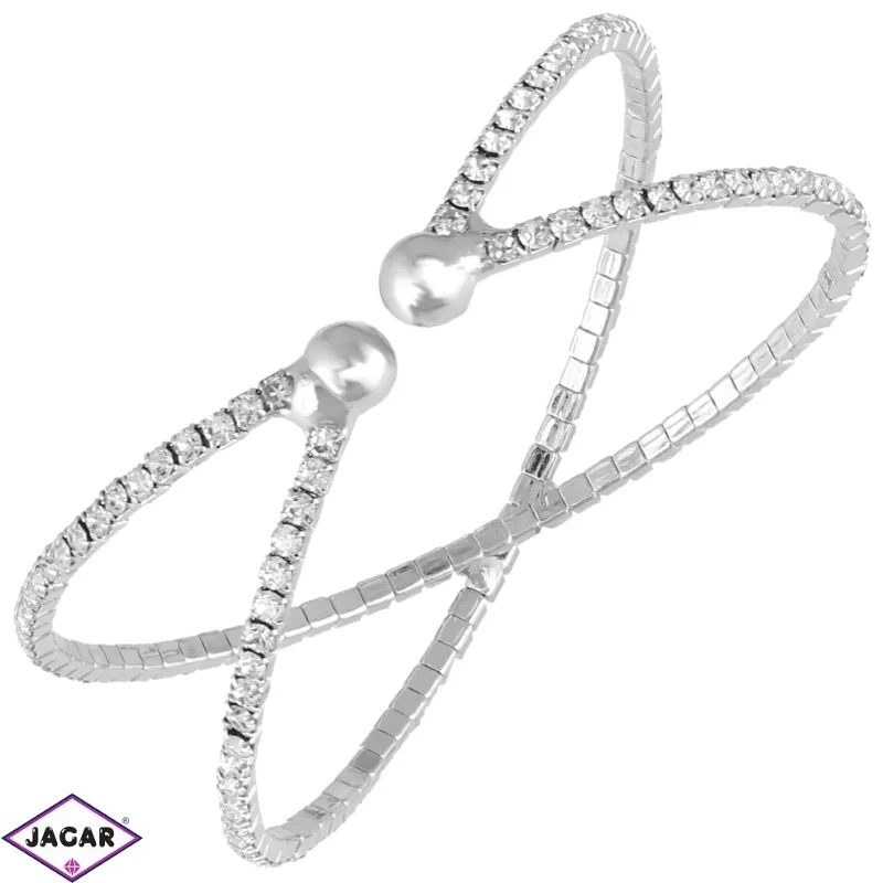 Atomowa bransoletka - cała w kryształach - BRA687 Atomowa bransoletka - cała w kryształach - BRA687