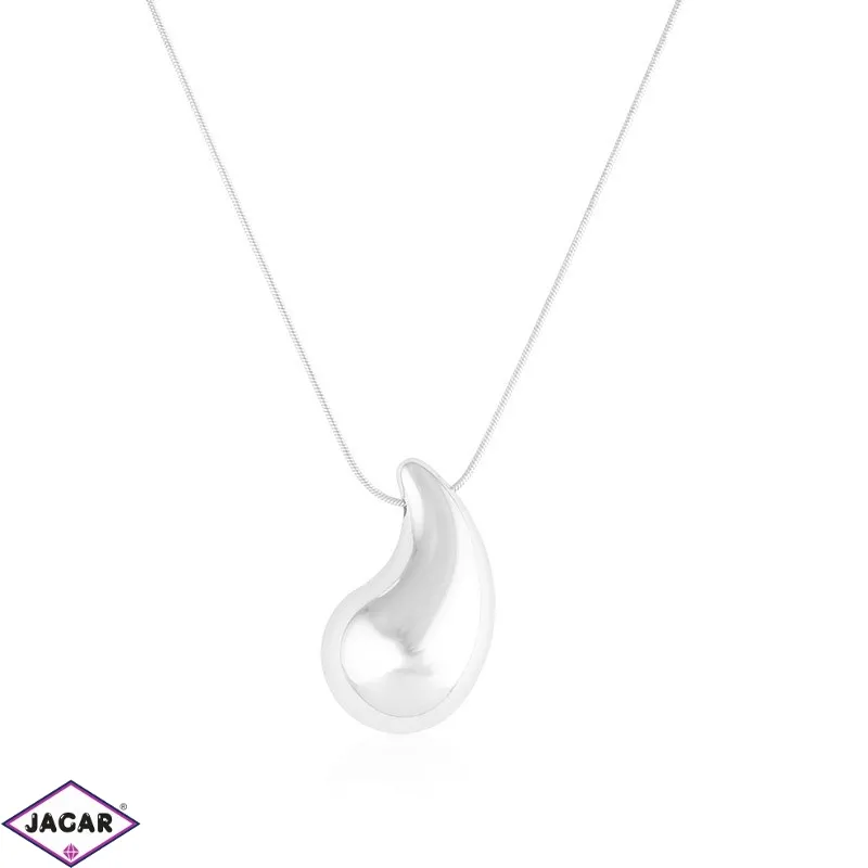 Naszyjnik stalowy z łezką 3cm Aisadi CP14133 Naszyjnik stalowy z łezką 3cm Aisadi CP14133