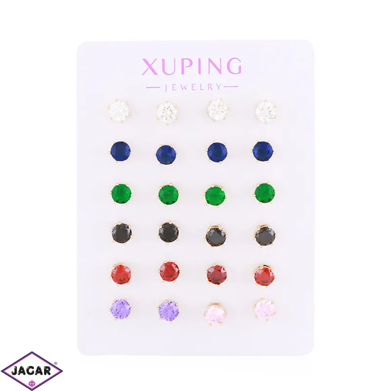 Kolczyki sztyfty 12par/op Xuping EAP34435 Kolczyki sztyfty 12par/op Xuping EAP34435