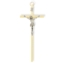 Krzyż metalowy - kolor złoty dł: 21cm KR06