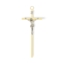 Krzyż metalowy - kolor złoty dł: 17,5cm KR07