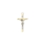 Krzyż metalowy - kolor złoty dł: 8cm KR09