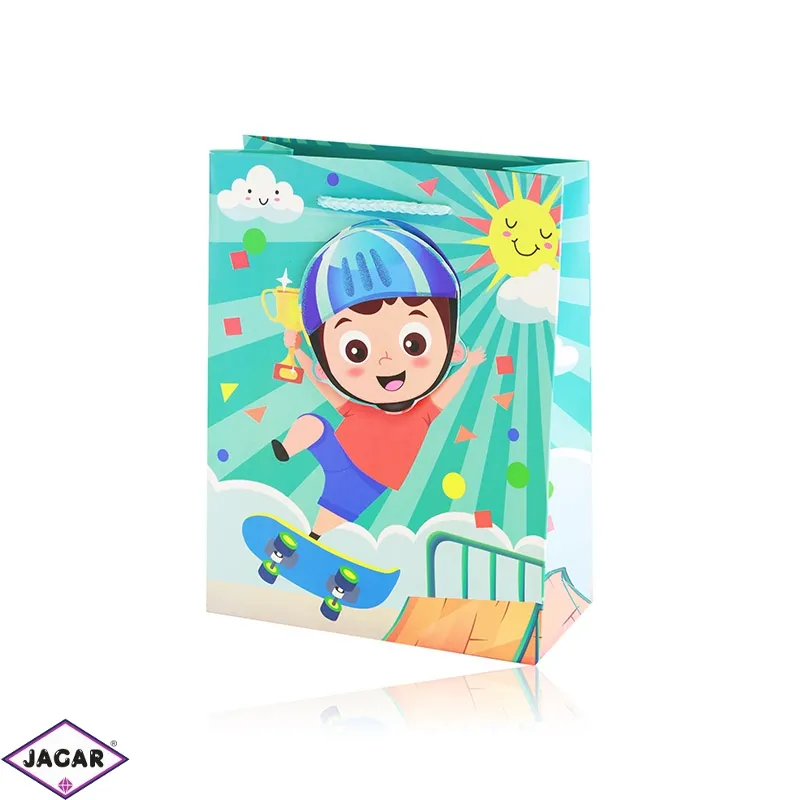 Torebki papierowe mix 23x18x8cm 12szt/op TP1114 Torebki papierowe mix 23x18x8cm 12szt/op TP1114