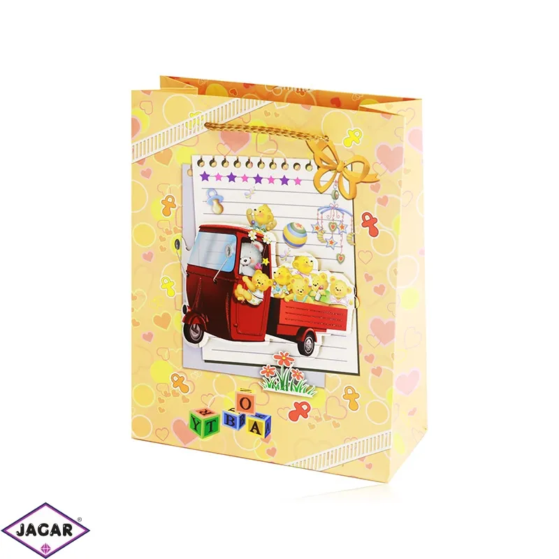 Torebki papierowe mix 23x18x8cm 12szt/op TP1116 Torebki papierowe mix 23x18x8cm 12szt/op TP1116