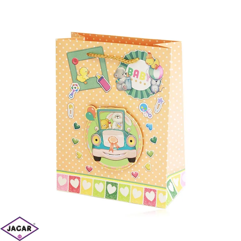 Torebki papierowe mix 23x18x8cm 12szt/op TP1116 Torebki papierowe mix 23x18x8cm 12szt/op TP1116
