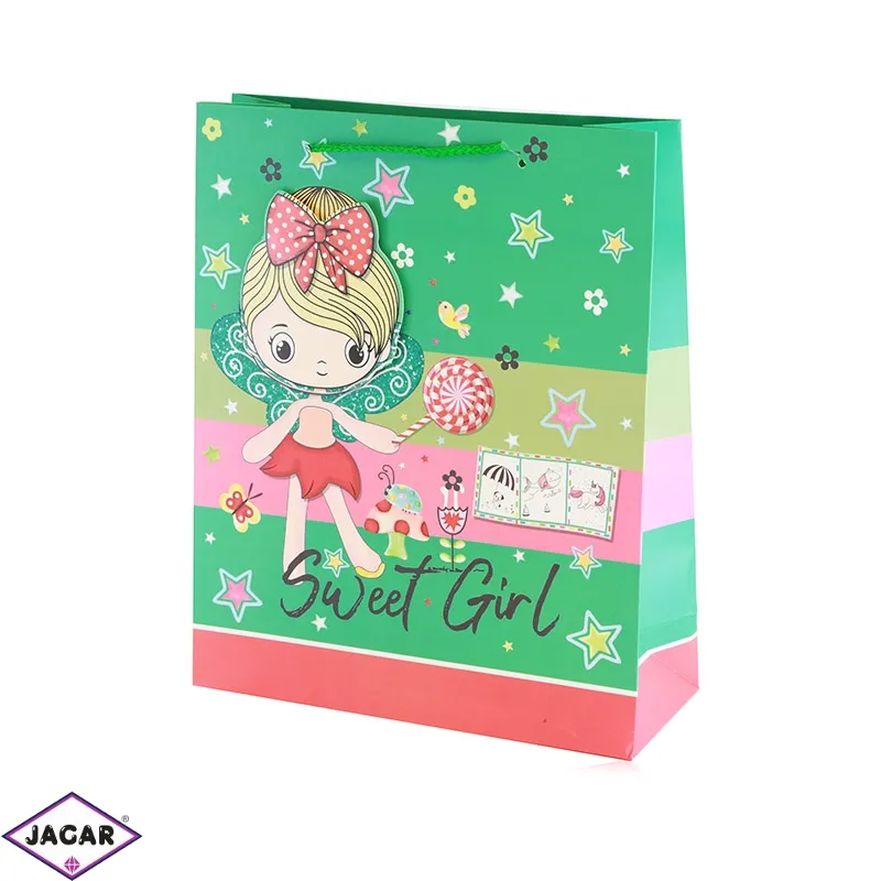 Torebki papierowe mix 32x26x10cm 12szt/op TP1118 Torebki papierowe mix 32x26x10cm 12szt/op TP1118