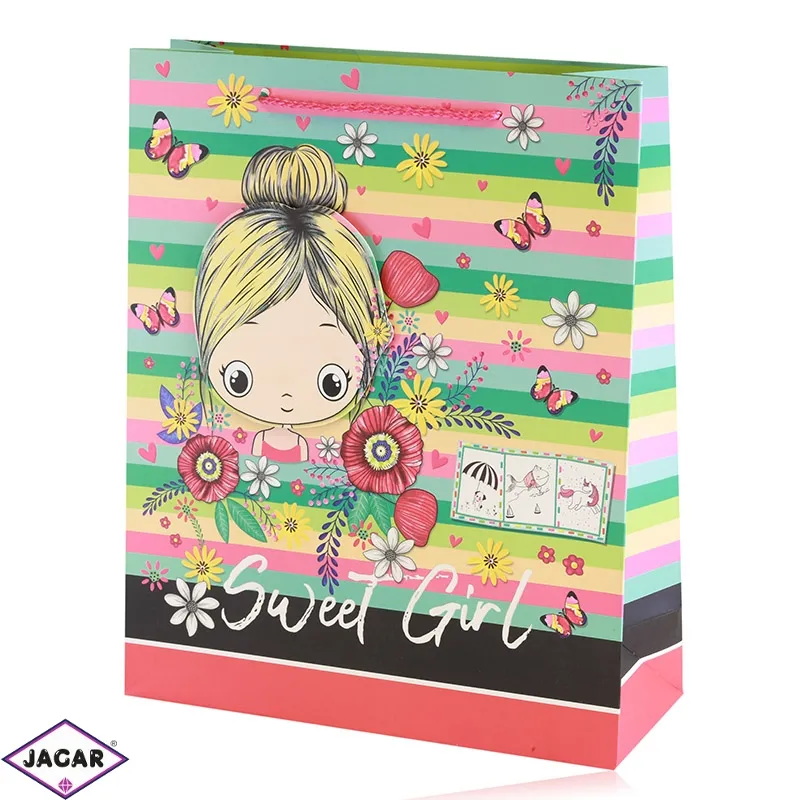 Torebki papierowe mix 42x30x12cm 12szt/op TP1119 Torebki papierowe mix 42x30x12cm 12szt/op TP1119