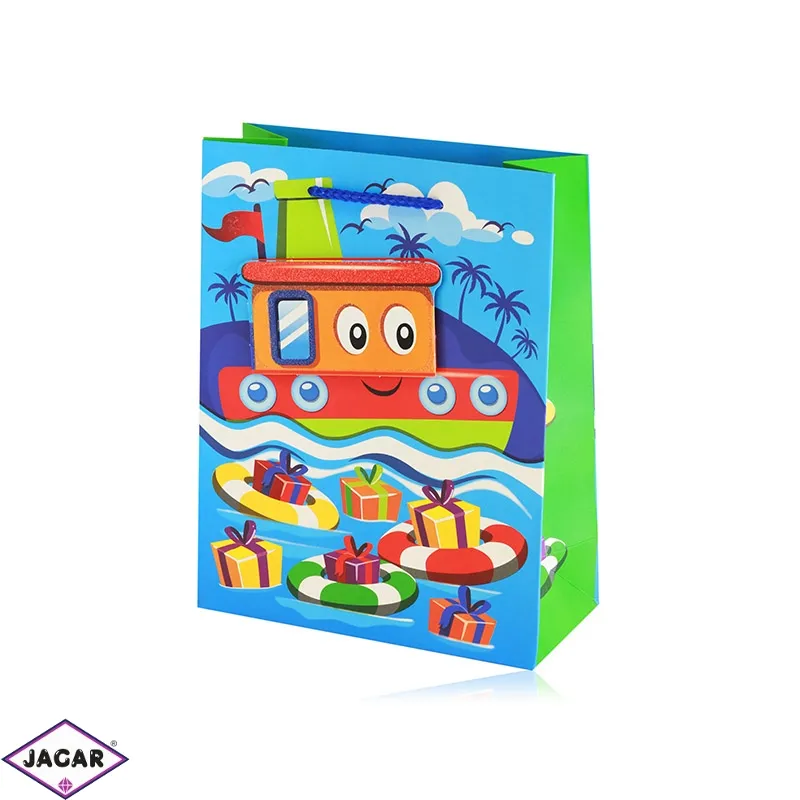 Torebki papierowe mix 23x18x8cm 12szt/op TP1122 Torebki papierowe mix 23x18x8cm 12szt/op TP1122