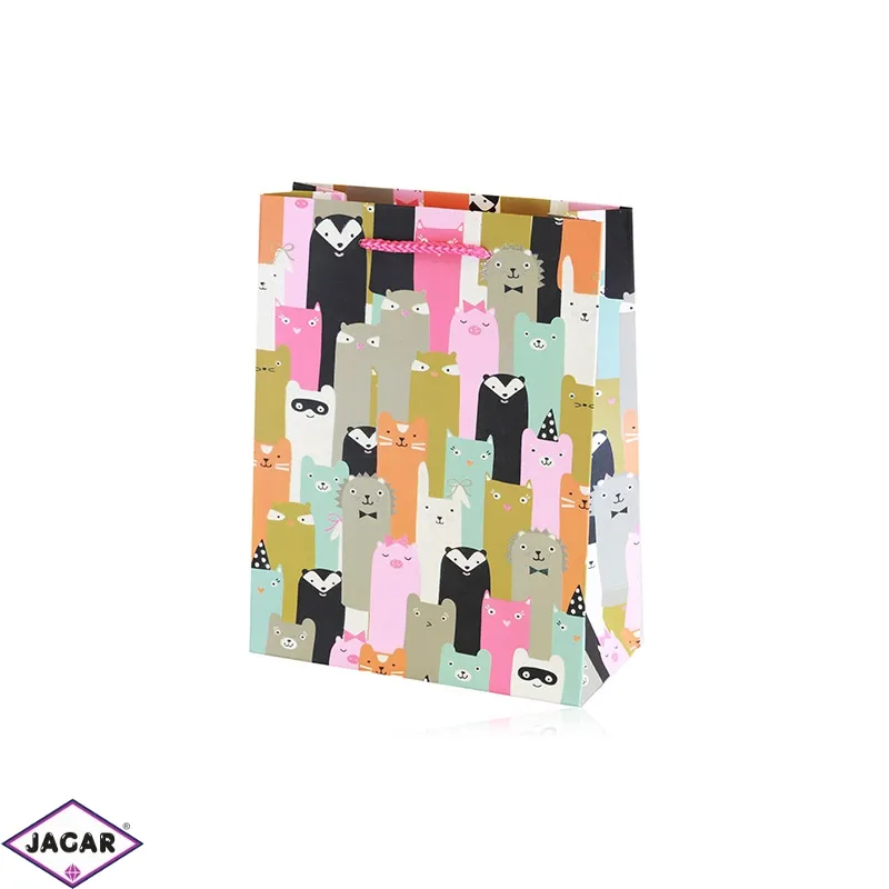Torebki papierowe mix 23x18x8cm 12szt/op TP1128 Torebki papierowe mix 23x18x8cm 12szt/op TP1128