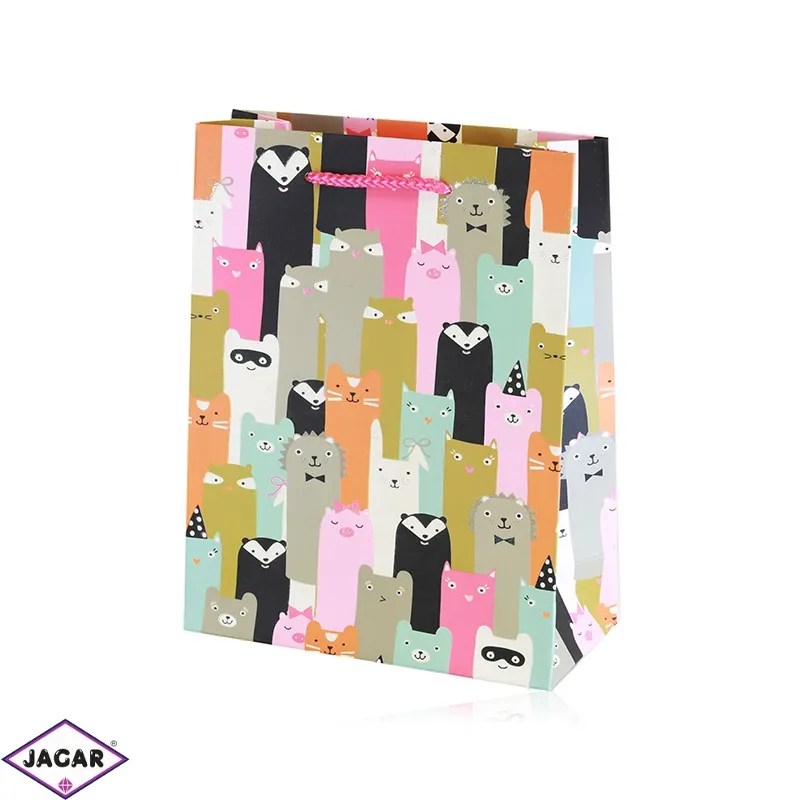 Torebki papierowe mix 32x26x10cm 12szt/op TP1129 Torebki papierowe mix 32x26x10cm 12szt/op TP1129