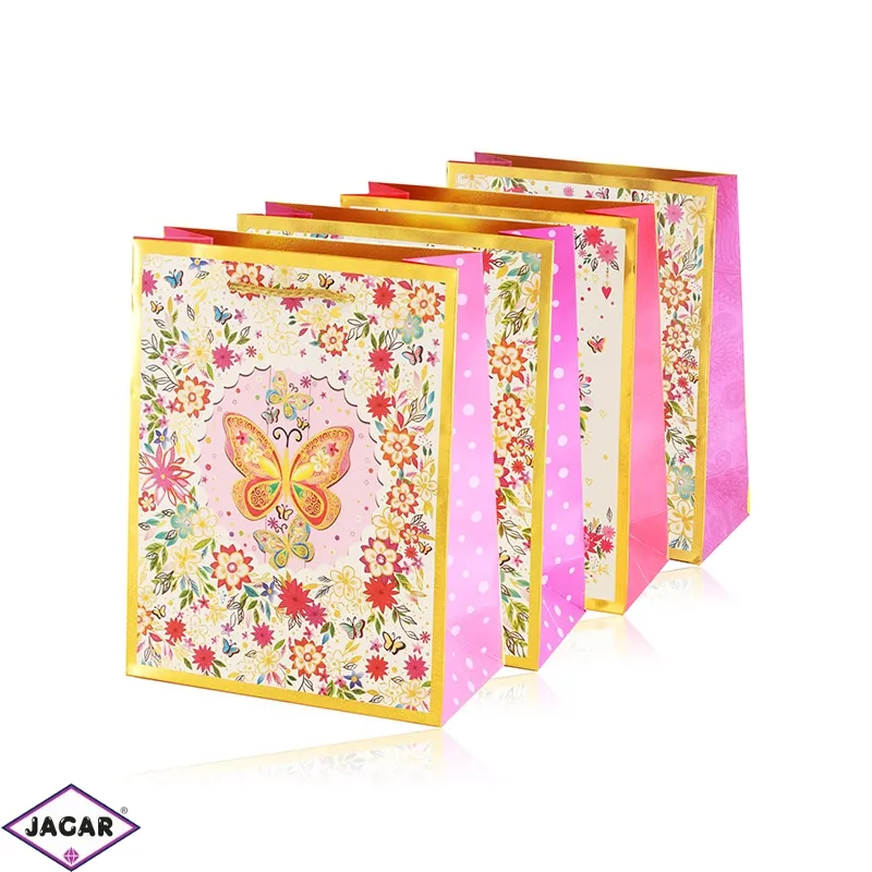 Torebki papierowe mix 32x26x10cm 12szt/op TP1132 Torebki papierowe mix 32x26x10cm 12szt/op TP1132