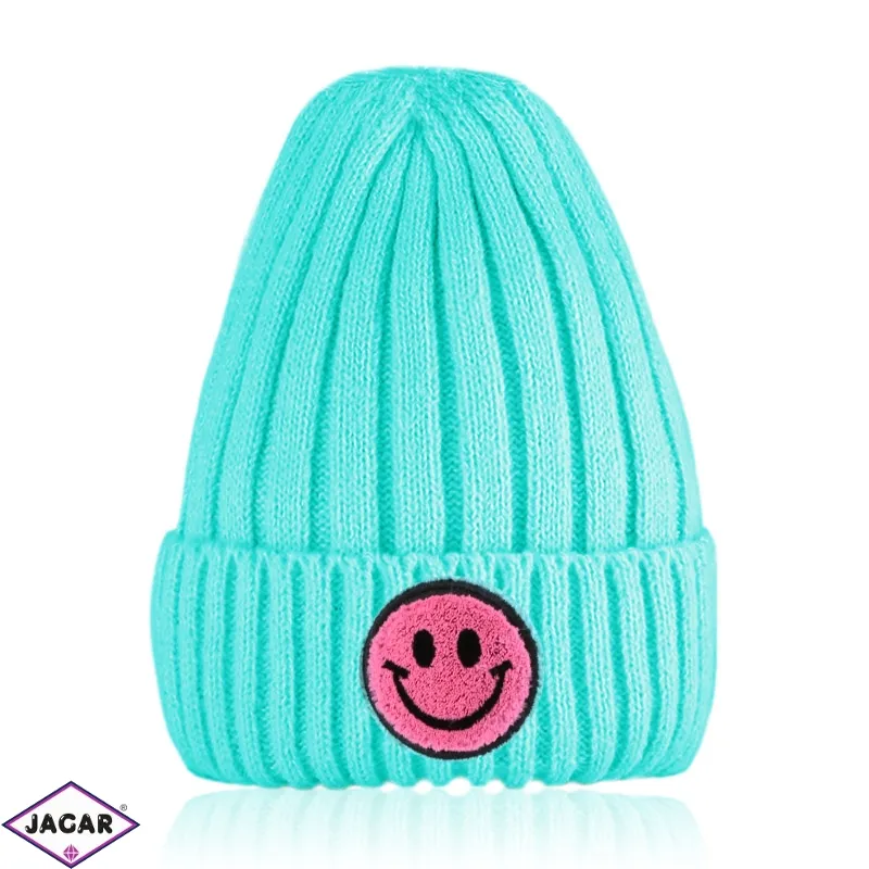 Czapka dziecięca EMOJI niebieska CD755 Czapka dziecięca EMOJI niebieska CD755