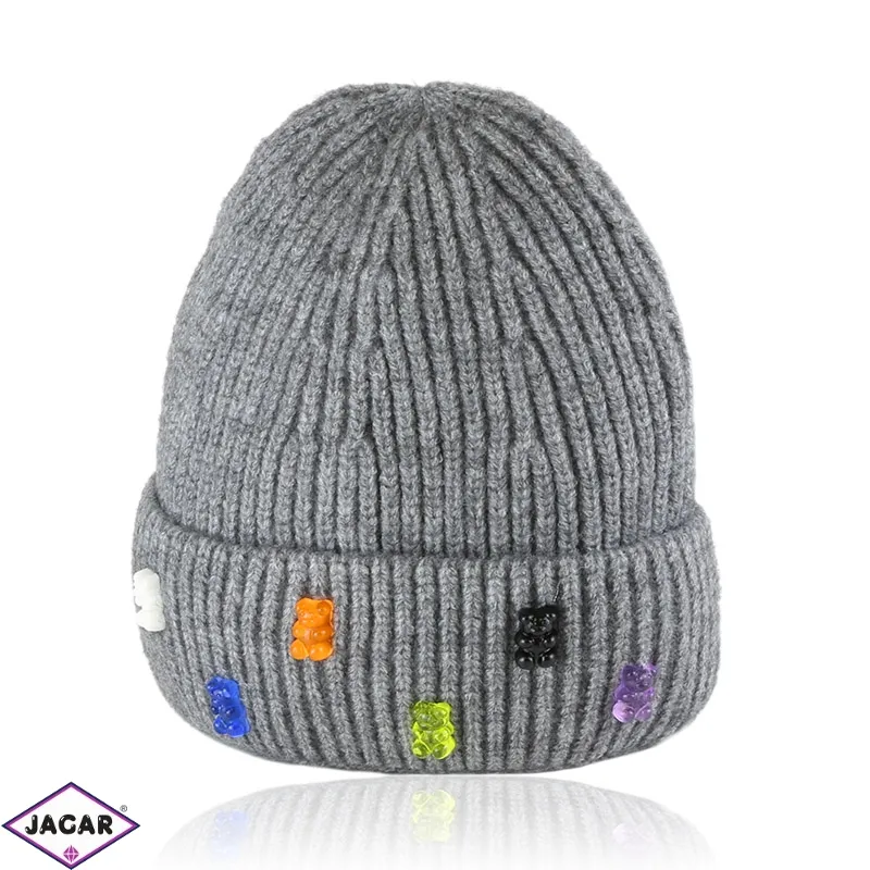Czapka dziecięca MISIE szara CD763 Czapka dziecięca MISIE szara CD763