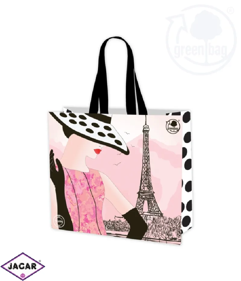 Torba greenbag laminowana PARYŻ 40x35x15cm TZ270