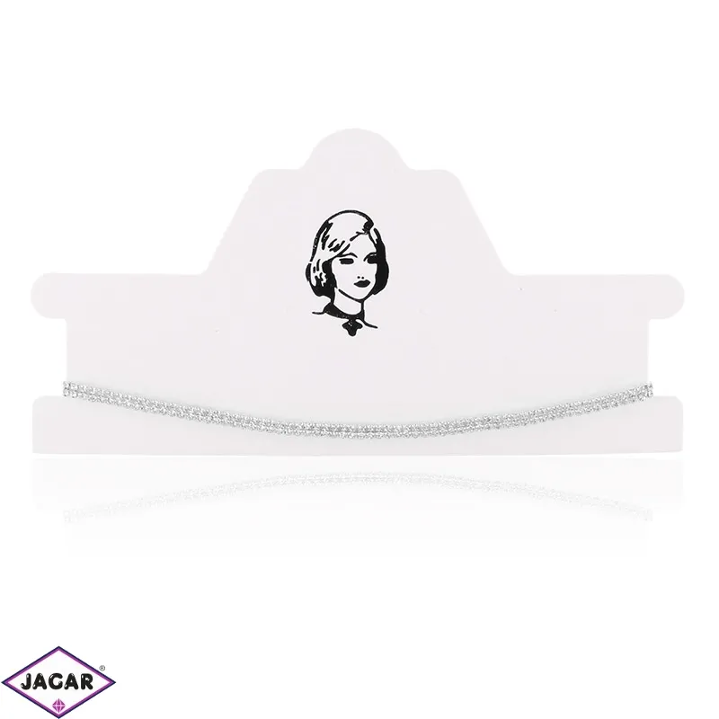 Choker kryształkowy 2-rzędowy 30+5cm NA3099 Choker kryształkowy 2-rzędowy 30+5cm NA3099