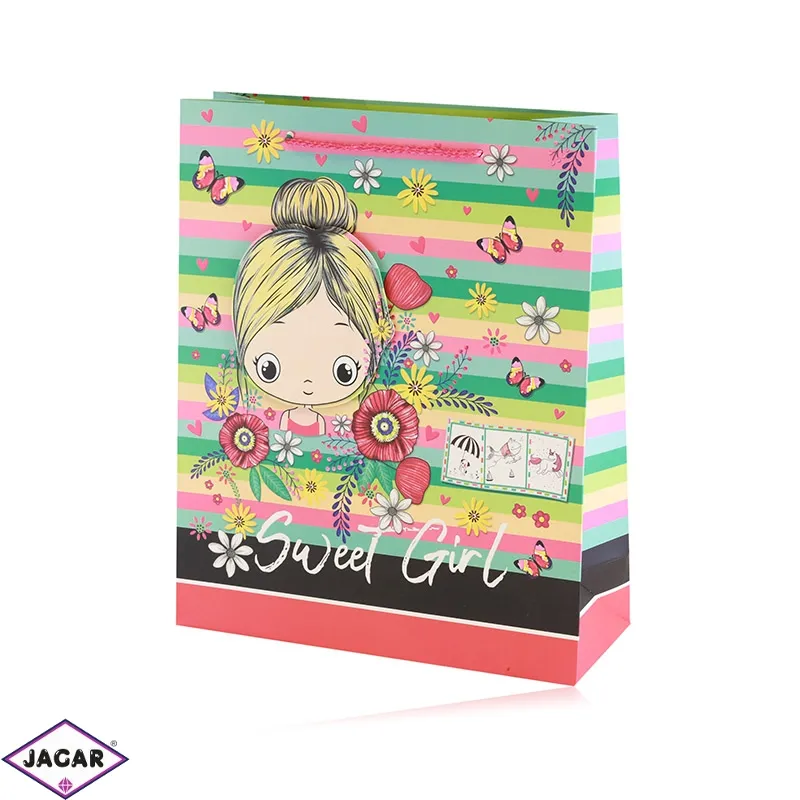 Torebki papierowe mix 23x18x8cm 12szt/op TP1149 Torebki papierowe mix 23x18x8cm 12szt/op TP1149