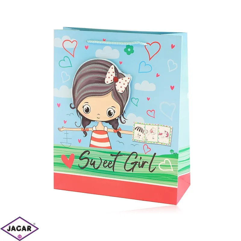 Torebki papierowe mix 23x18x8cm 12szt/op TP1149 Torebki papierowe mix 23x18x8cm 12szt/op TP1149