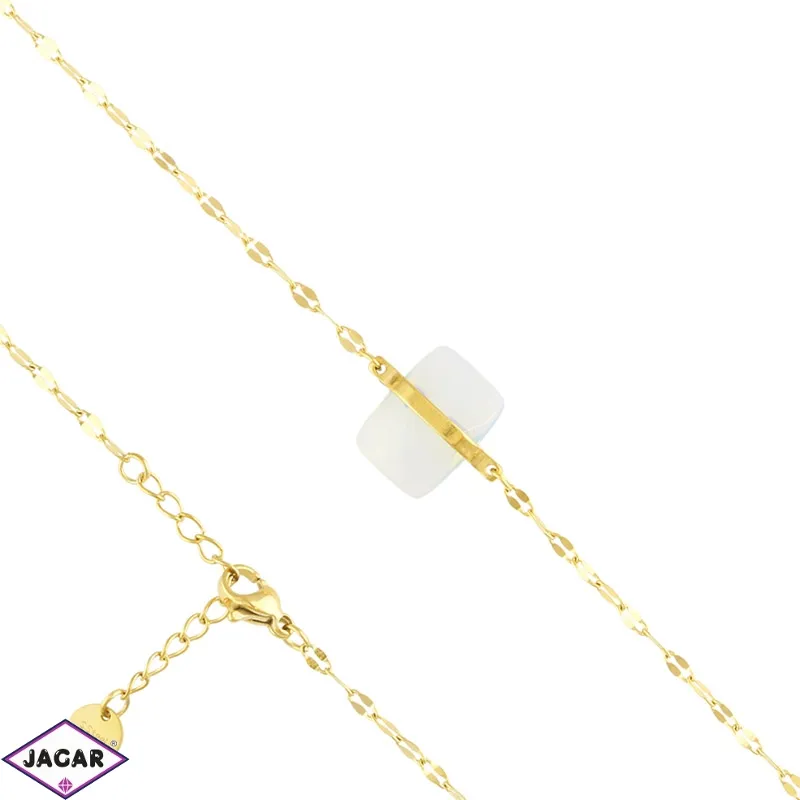 Bransoletka stal opal minerał Aisadi BP17601 Bransoletka stal opal minerał Aisadi BP17601