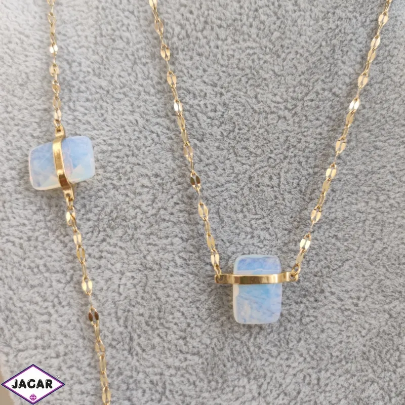 Bransoletka stal opal minerał Aisadi BP17601 Bransoletka stal opal minerał Aisadi BP17601