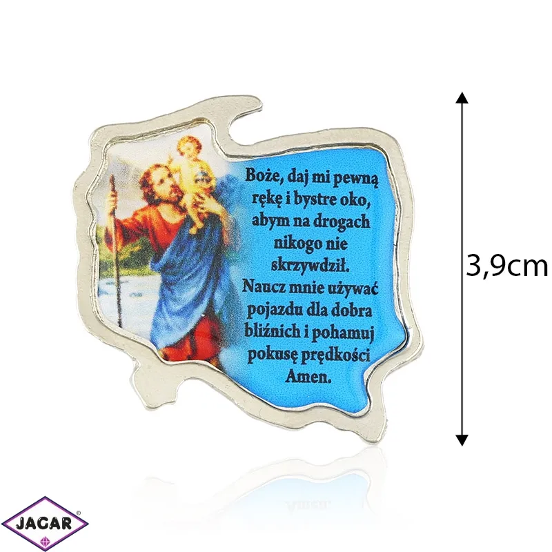 Figurka metalowa - Modlitwa kierowcy - FR177 Figurka metalowa - Modlitwa kierowcy - FR177