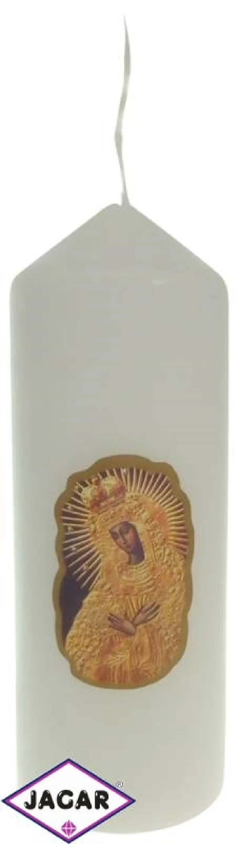 Świeca ołtarzowa -M.B.Ostrobramska - dł13cm SG23 Świeca ołtarzowa -M.B.Ostrobramska - dł13cm SG23