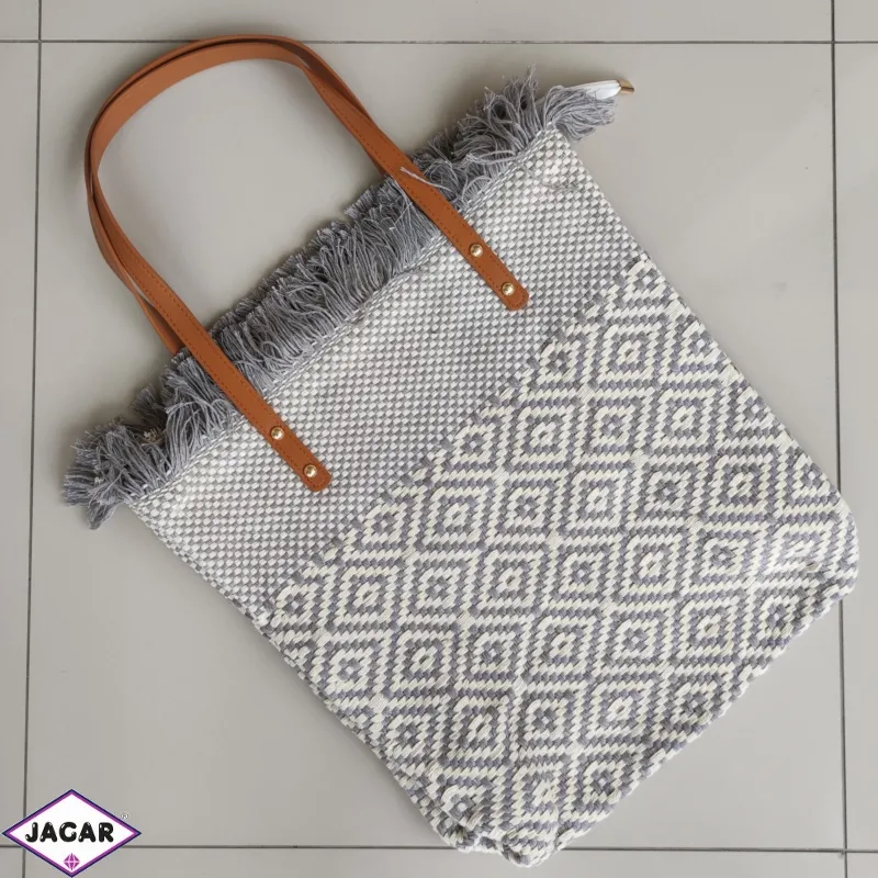 Torba shopper wzorzysta 40x38x15cm TD1020 Torba shopper wzorzysta 40x38x15cm TD1020