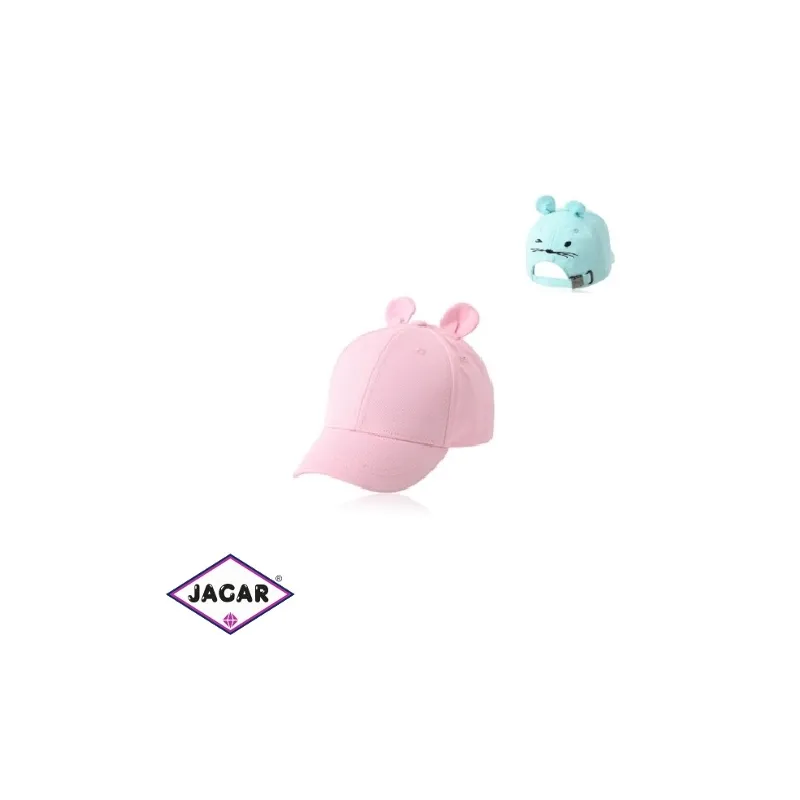 Czapka z daszkiem różowa 48-50cm CN527
