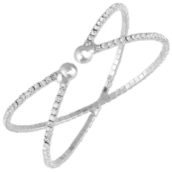 Atomowa bransoletka - cała w kryształach - BRA687