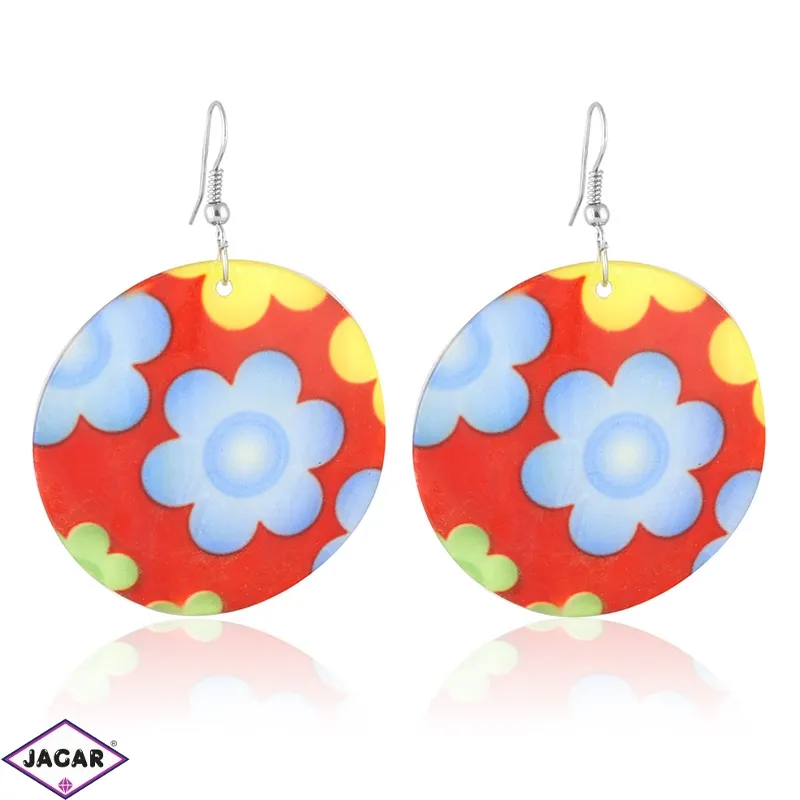 Kolczyki z macierzy perłowej - 6,5cm - EA897 Kolczyki z macierzy perłowej - 6,5cm - EA897