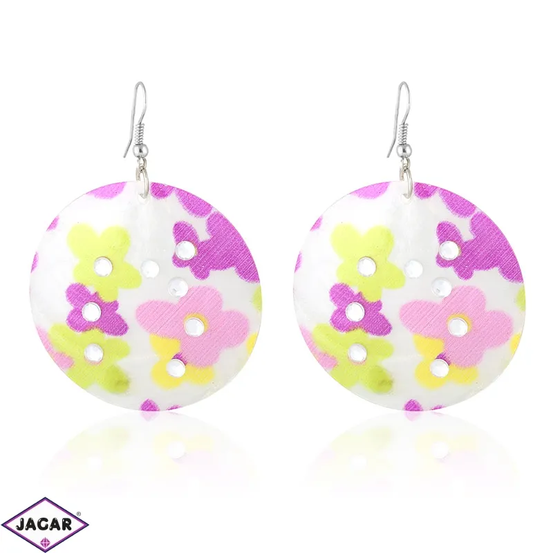 Kolczyki z macierzy perłowej - 7cm - EA898 Kolczyki z macierzy perłowej - 7cm - EA898