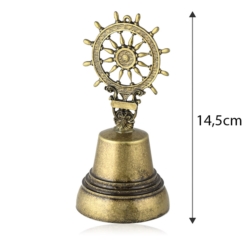 Figurka dzwonek ze sterem - 14,5cm - 323 - FR178