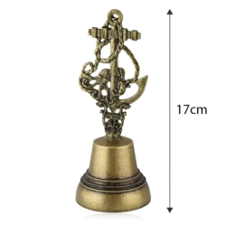 Figurka dzwonek z kotwicą - 17cm - 325 - FR180