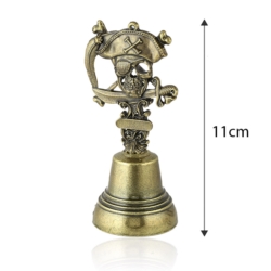 Figurka dzwonek Herb Piracki - 11cm - 352 - FR192