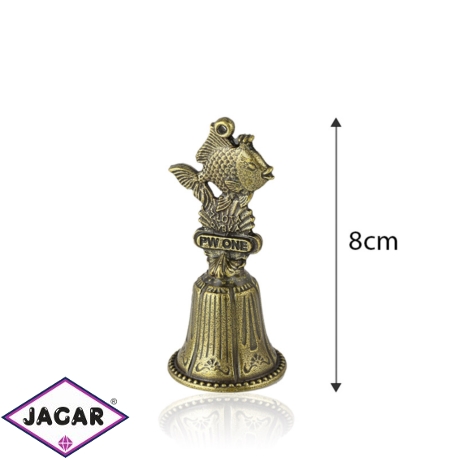 Figurka dzwonek Złota Rybka - 8cm - 358 - FR198