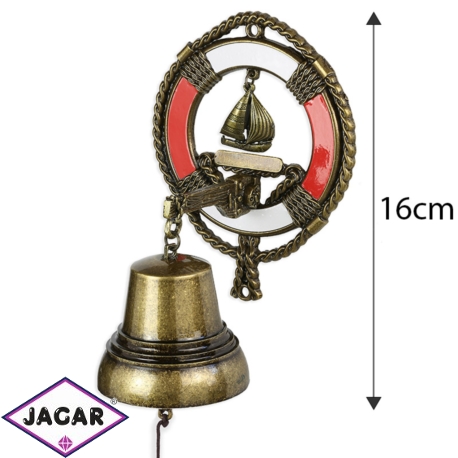 Dzwonek wiszący koło ratunkowe 16cm - 368 - FR202