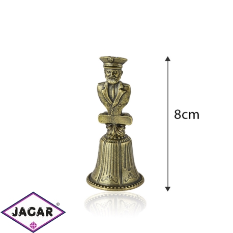 Figurka dzwonek z Kapitanem - 8cm - 429 - FR221