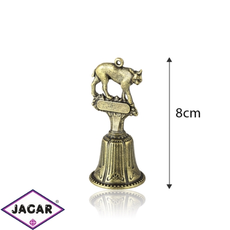 Figurka dzwonek z Kotem - 8cm - FR222