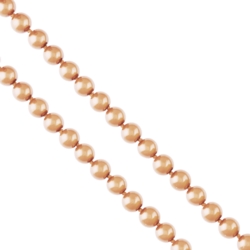 Naszyjnik - długa perła - łosoś - 2 m - NA1015